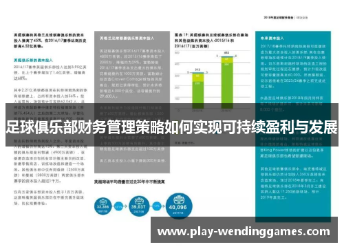 足球俱乐部财务管理策略如何实现可持续盈利与发展